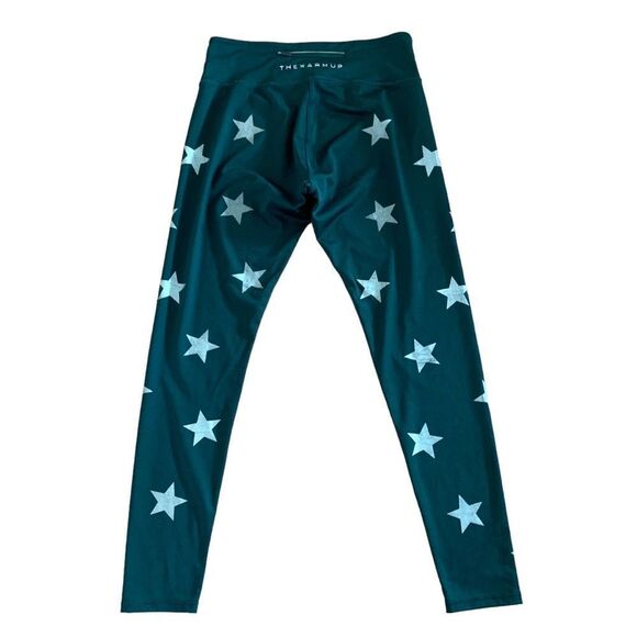 Jessica Simpson Warmup Star Print Workout Leggings - Picture 3 of 5